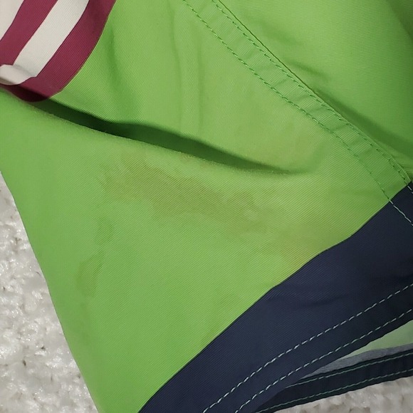 Patagonia Men Board Shorts Size 34 Striped Zipper Pocket Swim Surf Beach READ - Picture 4 of 14